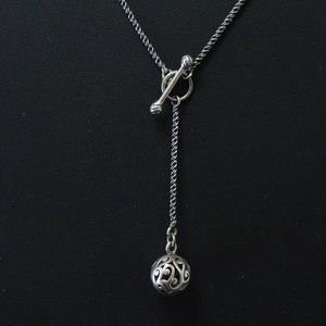 Silpada Simple Delight Filigree Toggle Necklace